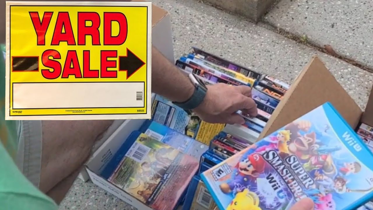 $3 dollar video game finds! Flea Market  and Yard Sales!