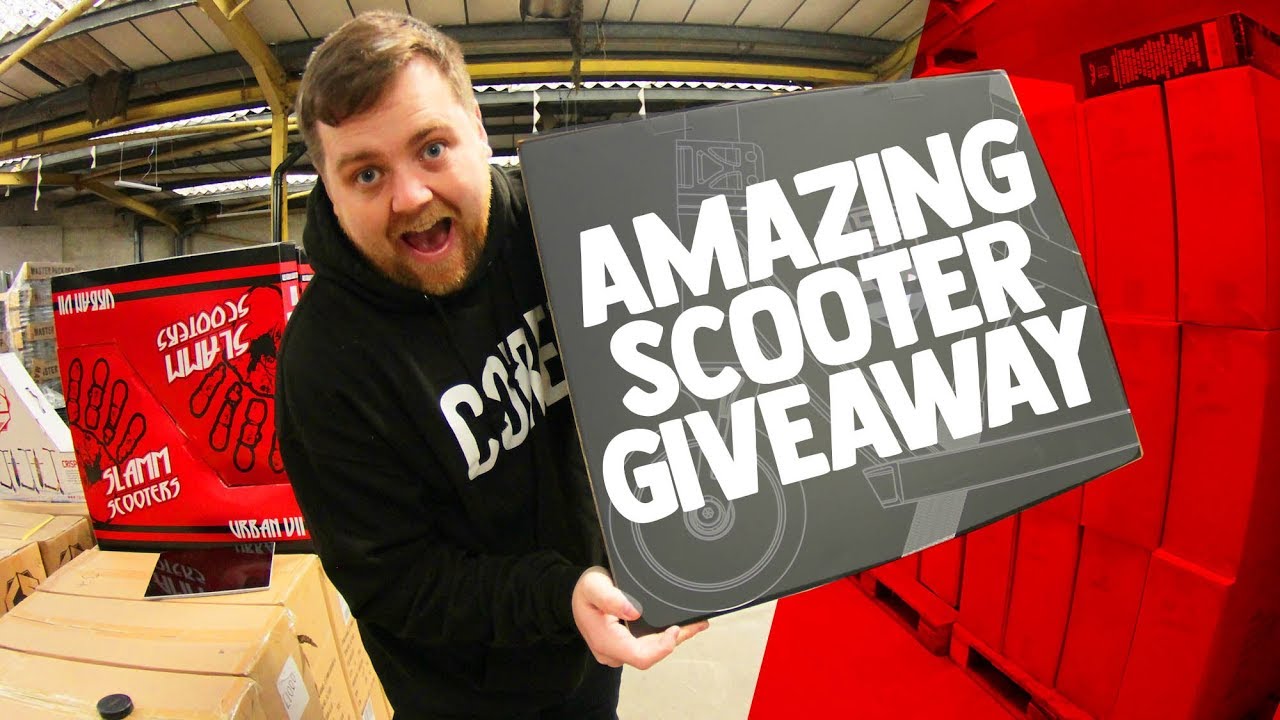 GIVING AWAY A FREE SCOOTER!