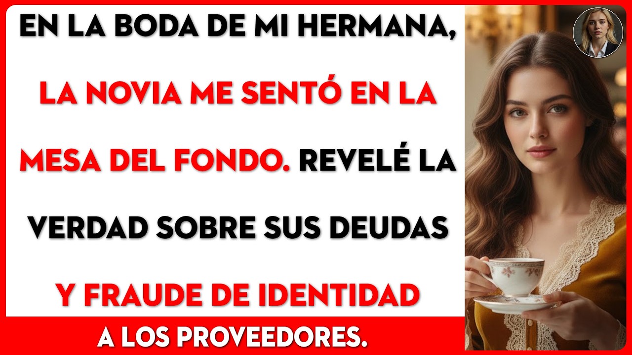 En la boda de mi hermana, la novia me sentó en la mesa del fondo; cancelé el cheque del regalo...
