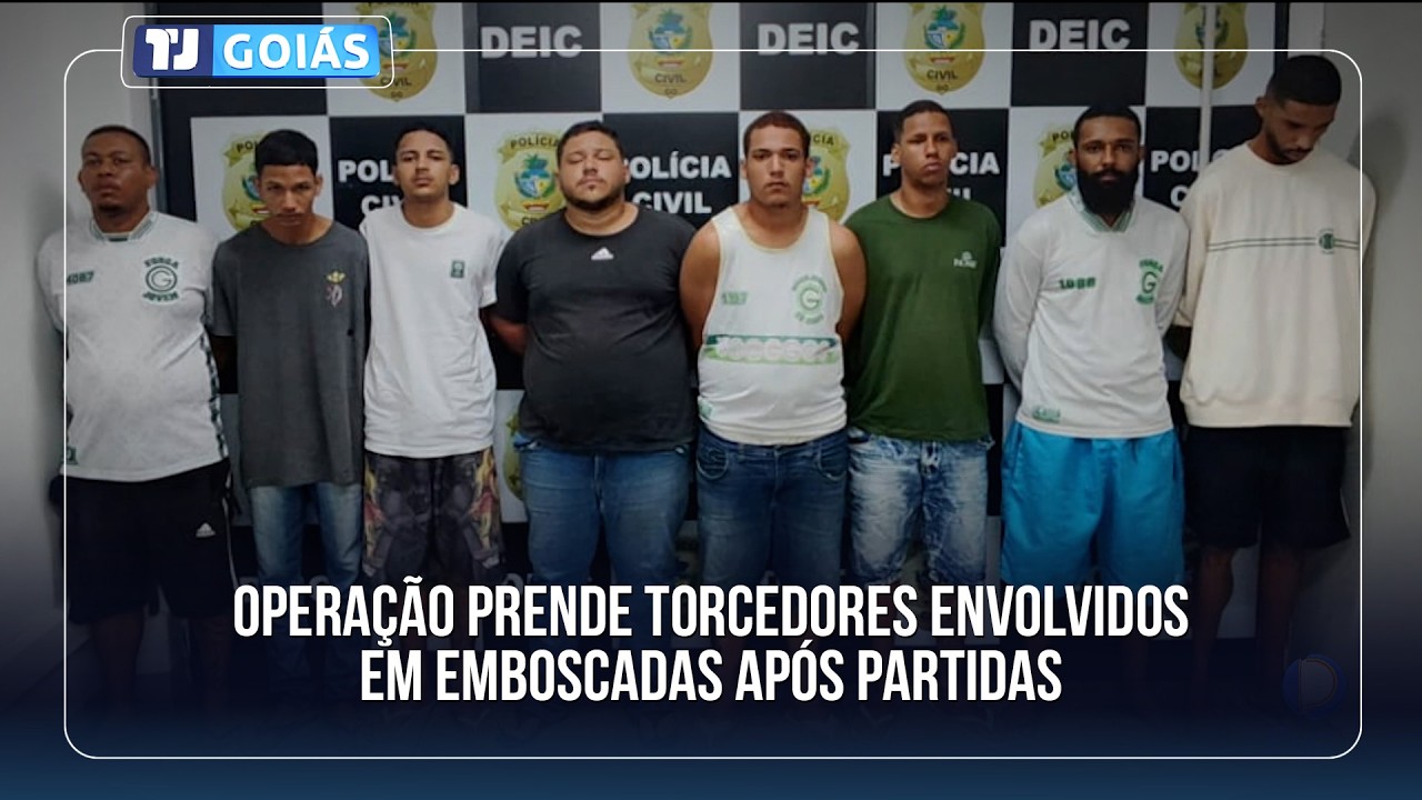 OPERAÇÃO PRENDE TORCEDORES ENVOLVIDOS EM EMBOSCADAS APÓS PARTIDAS