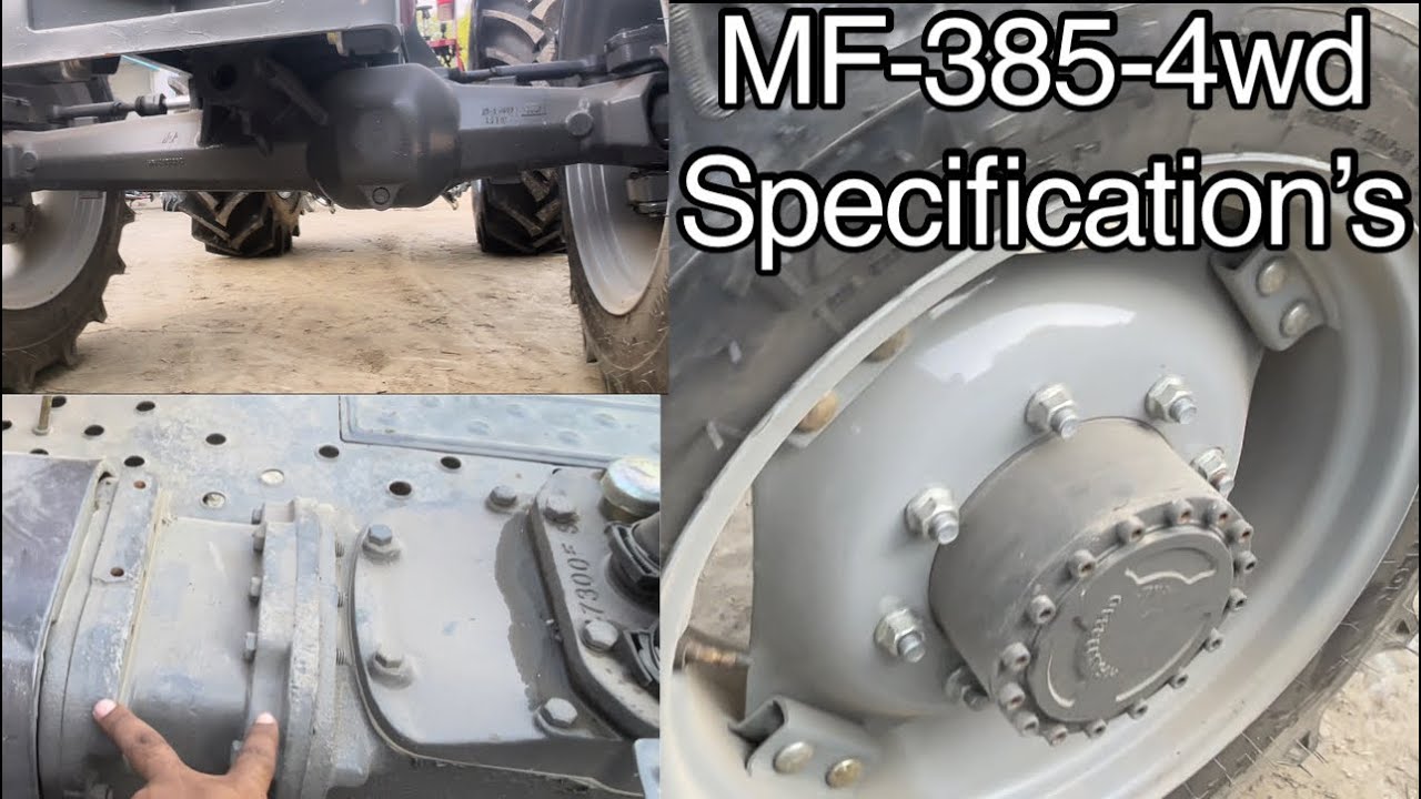 MF385 tractor 4 by 4 | specifications |Fast  review | 👍👍