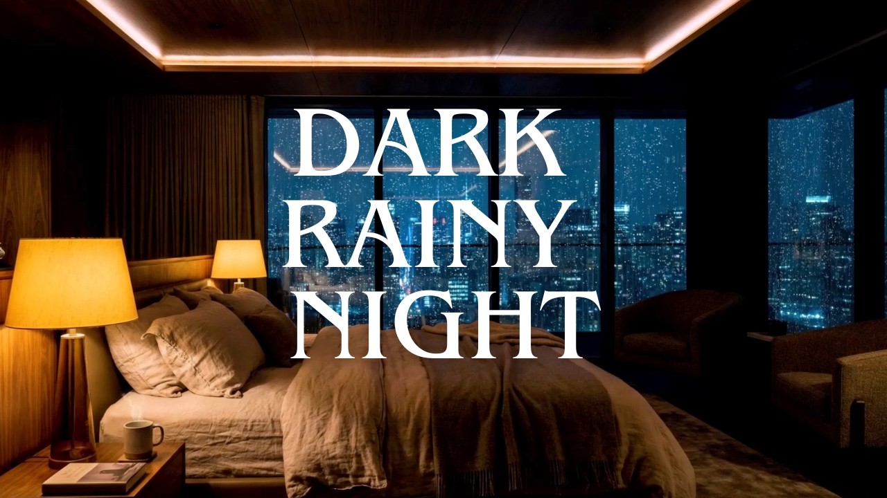 Quiet Storm in the Bedroom 🌙 | Relaxing Night Rain Sounds
