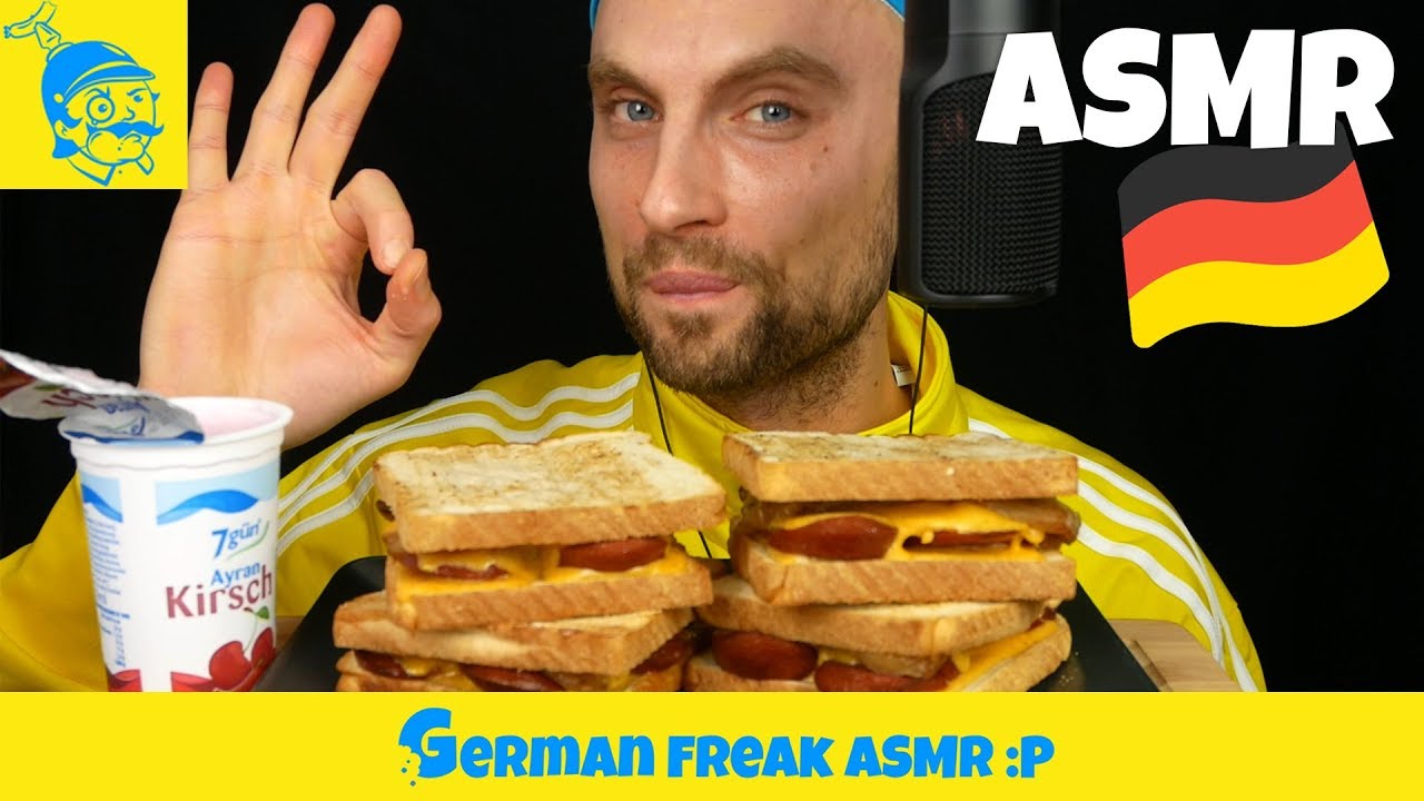 ASMR SUCUK TOAST essen (ASMR Deutsch) - GFASMR