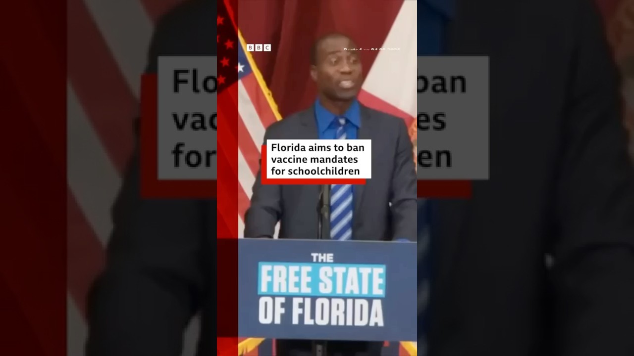 Florida to ban vaccine mandates for kids. 