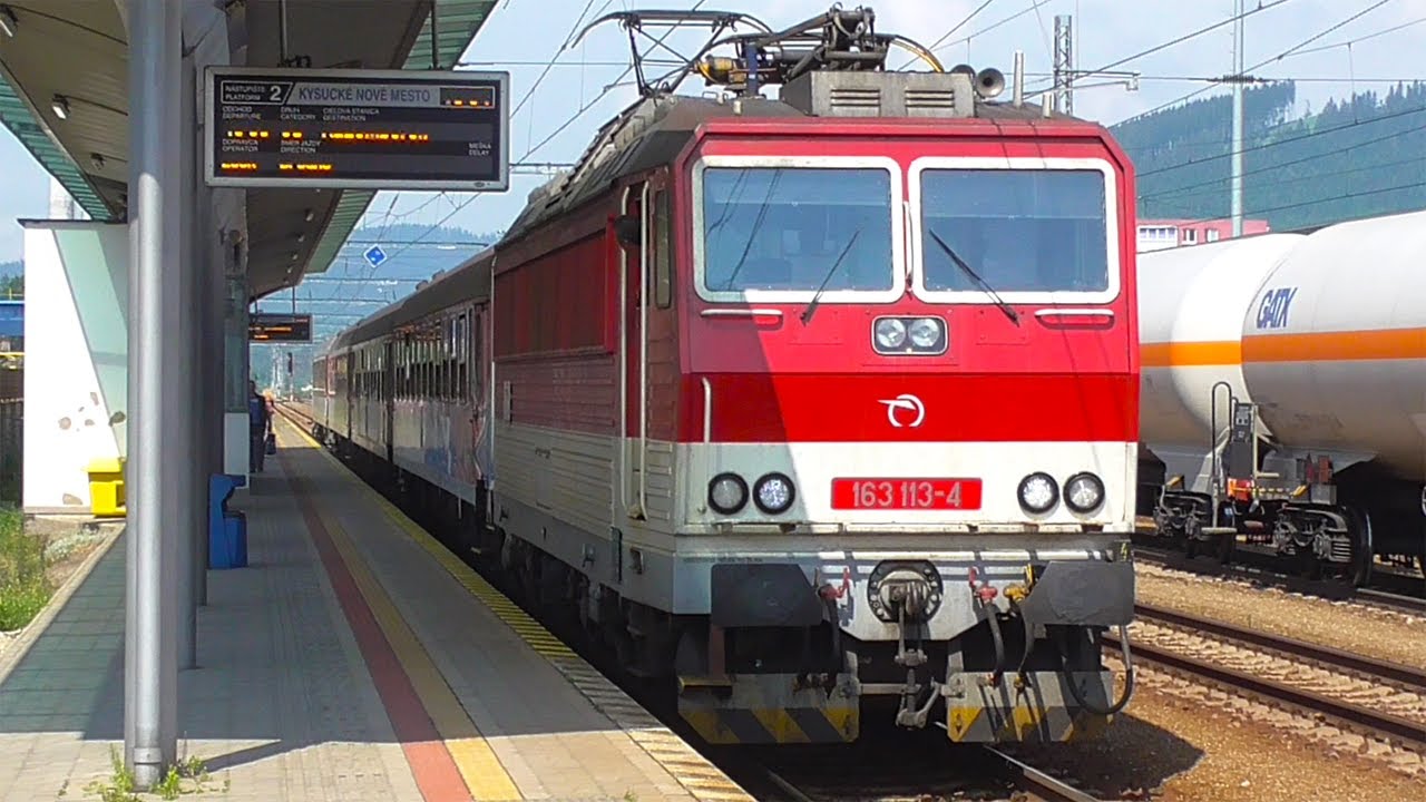 Vlaky Kysucké Nové Mesto (SK) - 20.6.2016 / Trains in Kysucké Nové Mesto, Slovakia