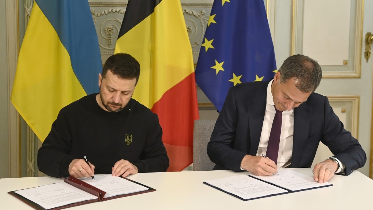 Persconferentie met president Zelensky - Conférence de presse avec le préseident Zelensky