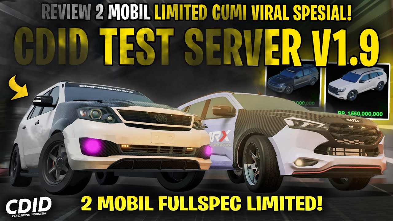 REVIEW LENGKAP MOBIL BARU LIMITED CUMI NGEBUL TEST SERVER CDID UPDATE V1.9 - Car Driving Indonesia