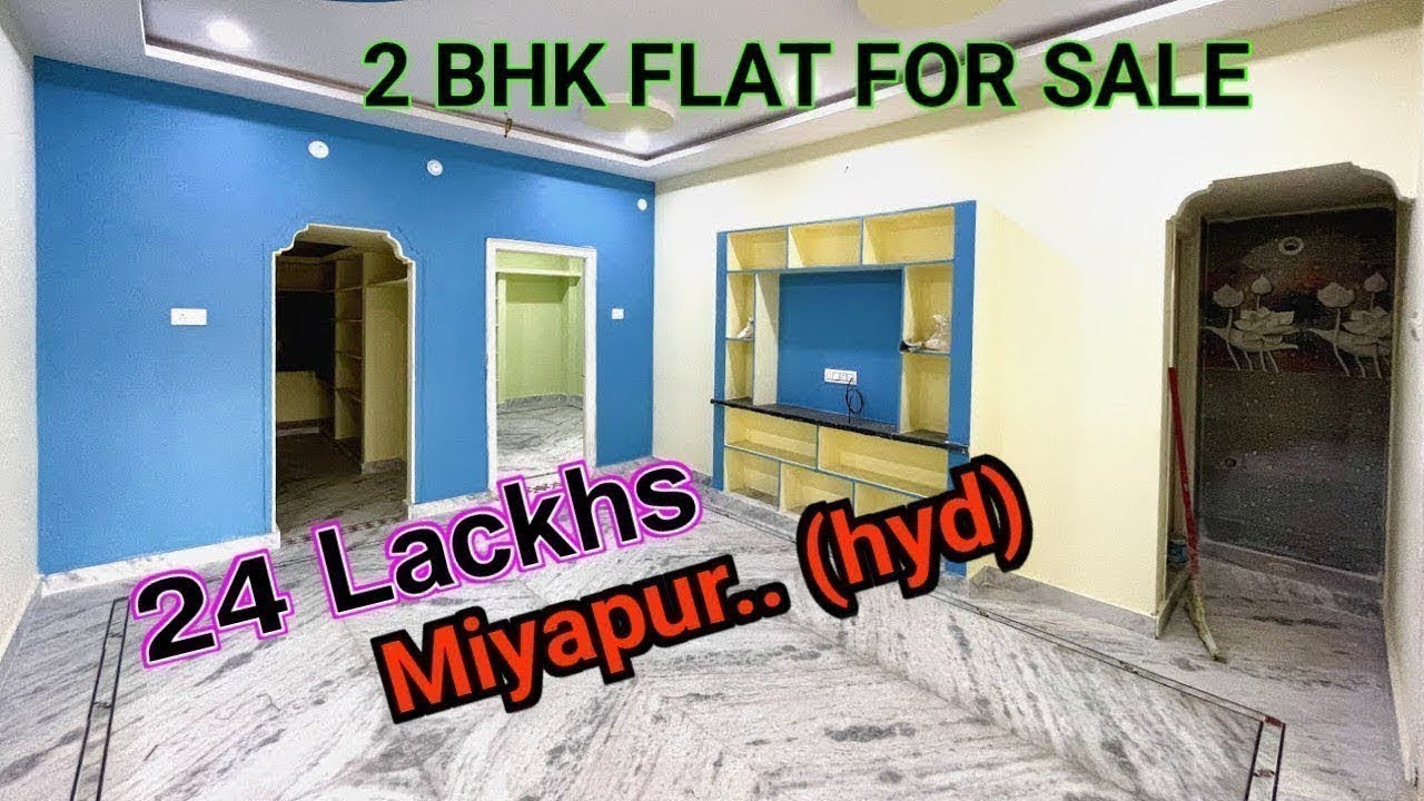 2BHK FLAT FOR SALE ll 24 lackhs only ll miyapur #hyderabad #flatforsale 