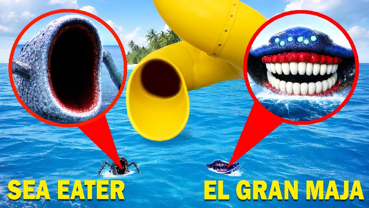 CAUGHT on DRONE: SLIDE MONSTER, SEA MONSTER & EL GRAN MAJA at 3AM?! (BLOOP Appeared)