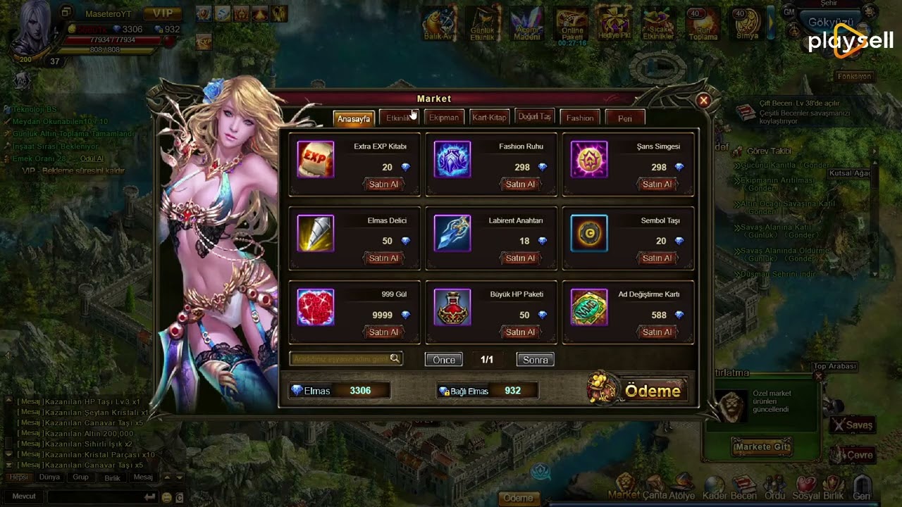 Legend Online Reborn -39 Alan Çarı Hesabımıza Elmas Harcama Ve Sg Kasma