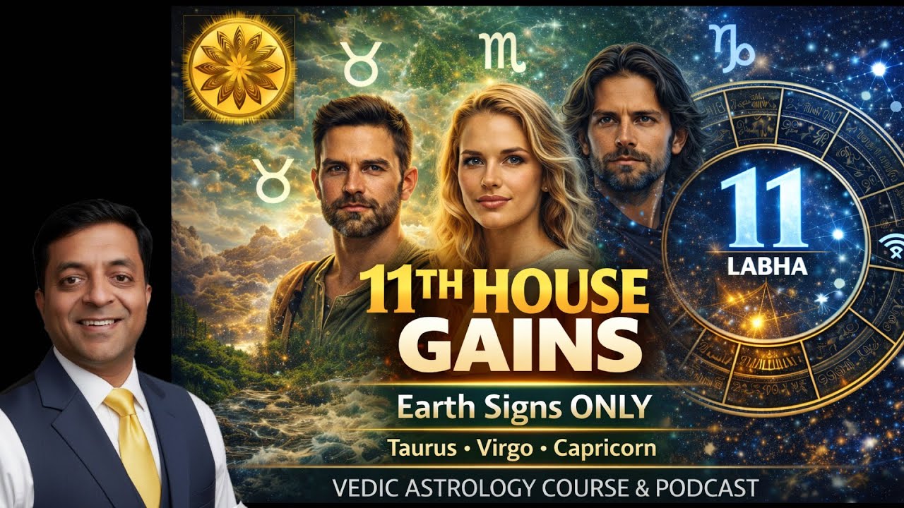 11th House Labha Bhava for Earth Signs: Gains, Desires & Social Karma Explained