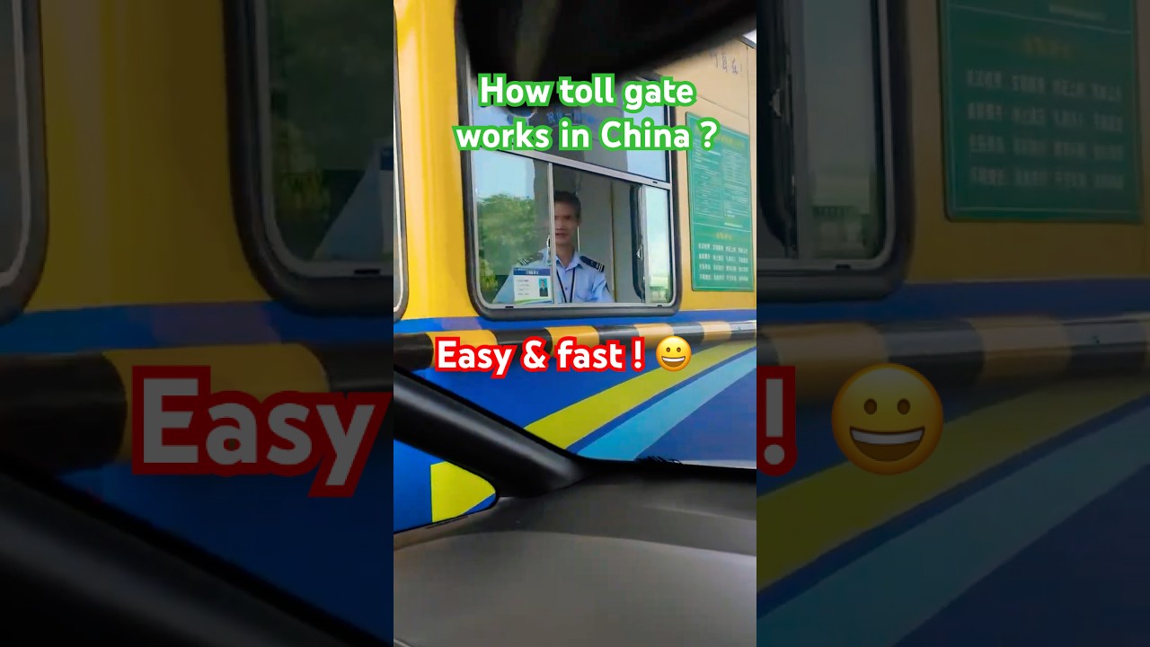Toll Gate China Style! Faster Than India? 🤔 #chinaintamil #littleindianeverywhere #china
