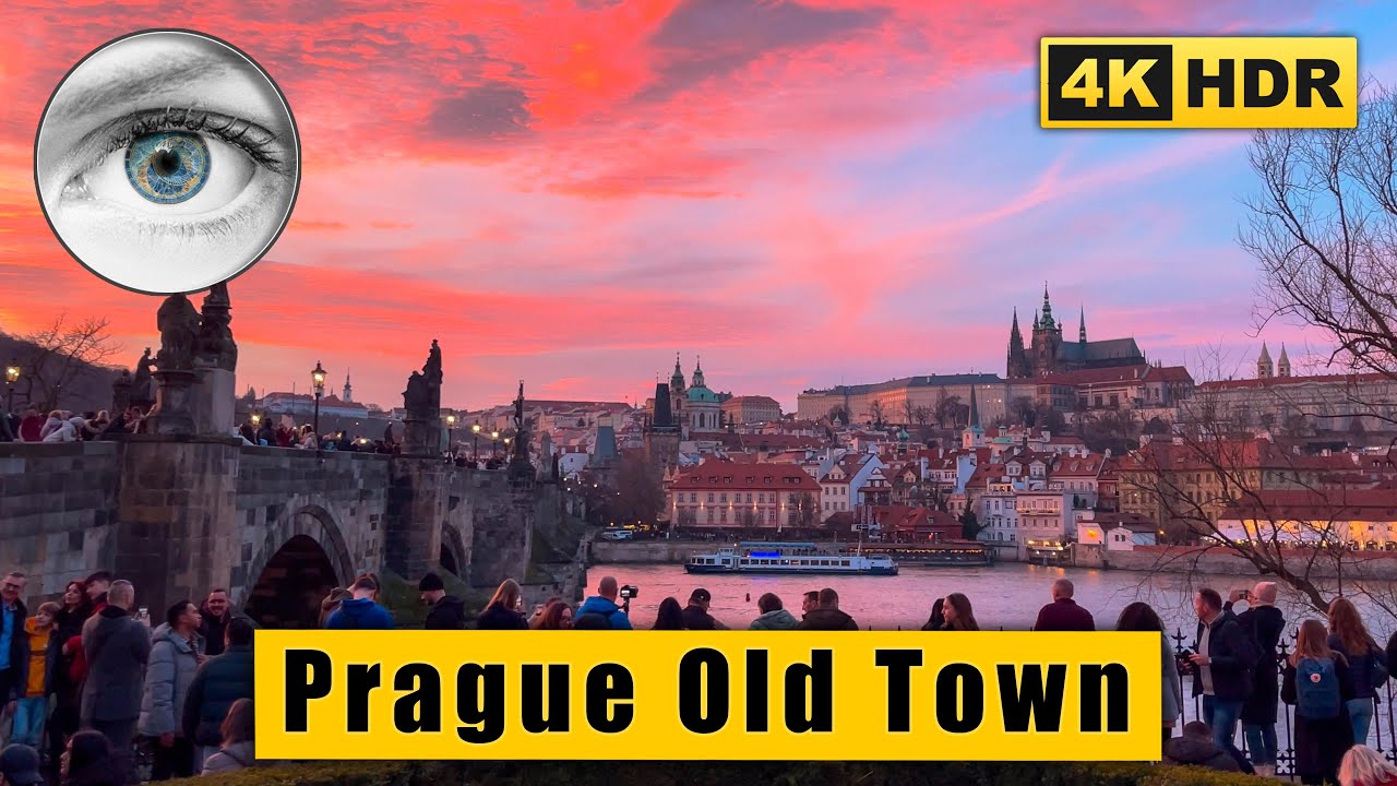 Prague Old Town Walking tour after New Year 2023  celebrating 🇨🇿 Czech Republic 4k HDR ASMR