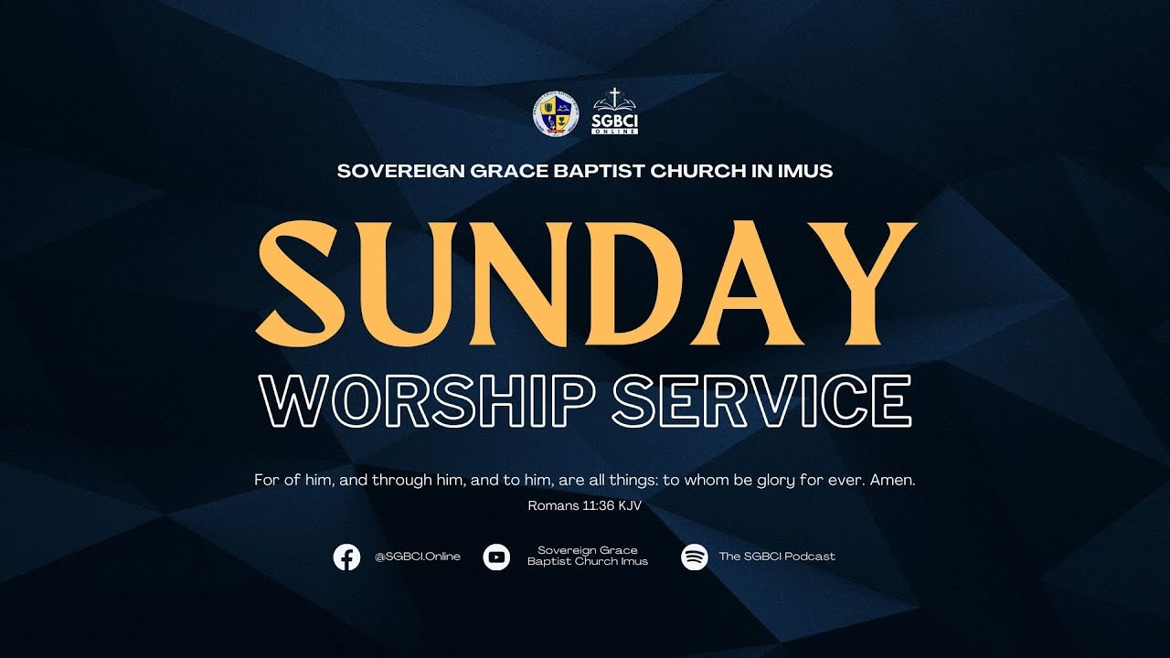 Sunday Afternoon Service | Live Broadcast