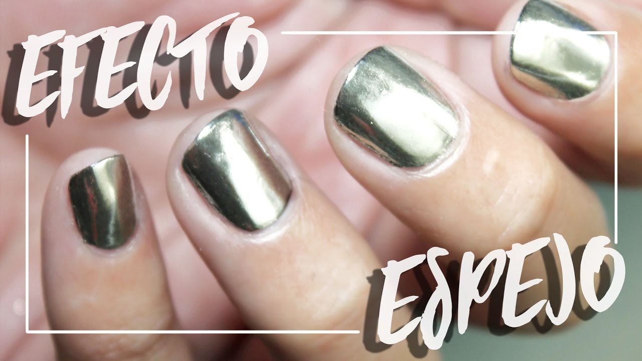 TRUCO: UÑAS EFECTO ESPEJO CON ESMALTE NORMAL |  SIN LÁMPARA - NO GEL