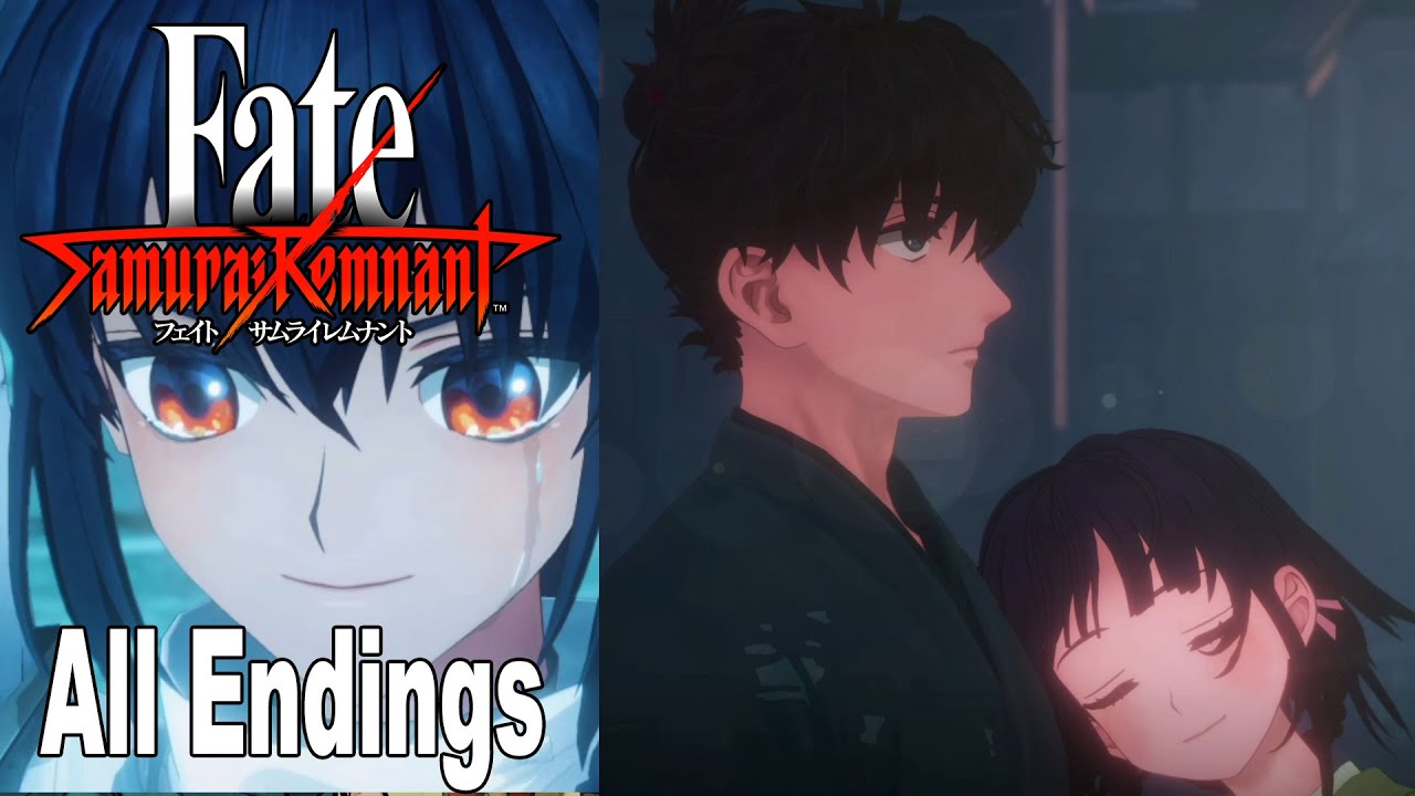 Fate/Samurai Remnant All Endings True Ending, Bad Ending, Normal Ending 4K
