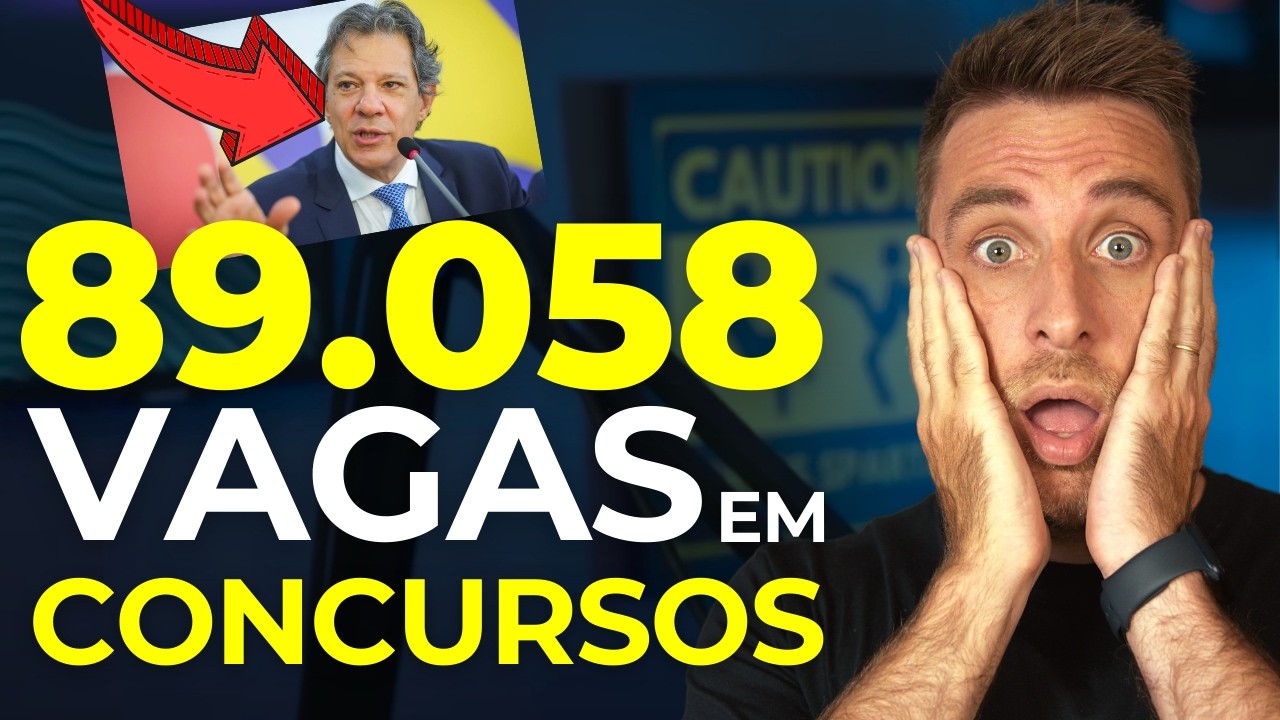 🚨 89.058 VAGAS NOS CONCURSOS FEDERAIS EM 2026 | VALE A PENA COME&Ccedil;AR AGORA? | QUAIS AS MELHORES?