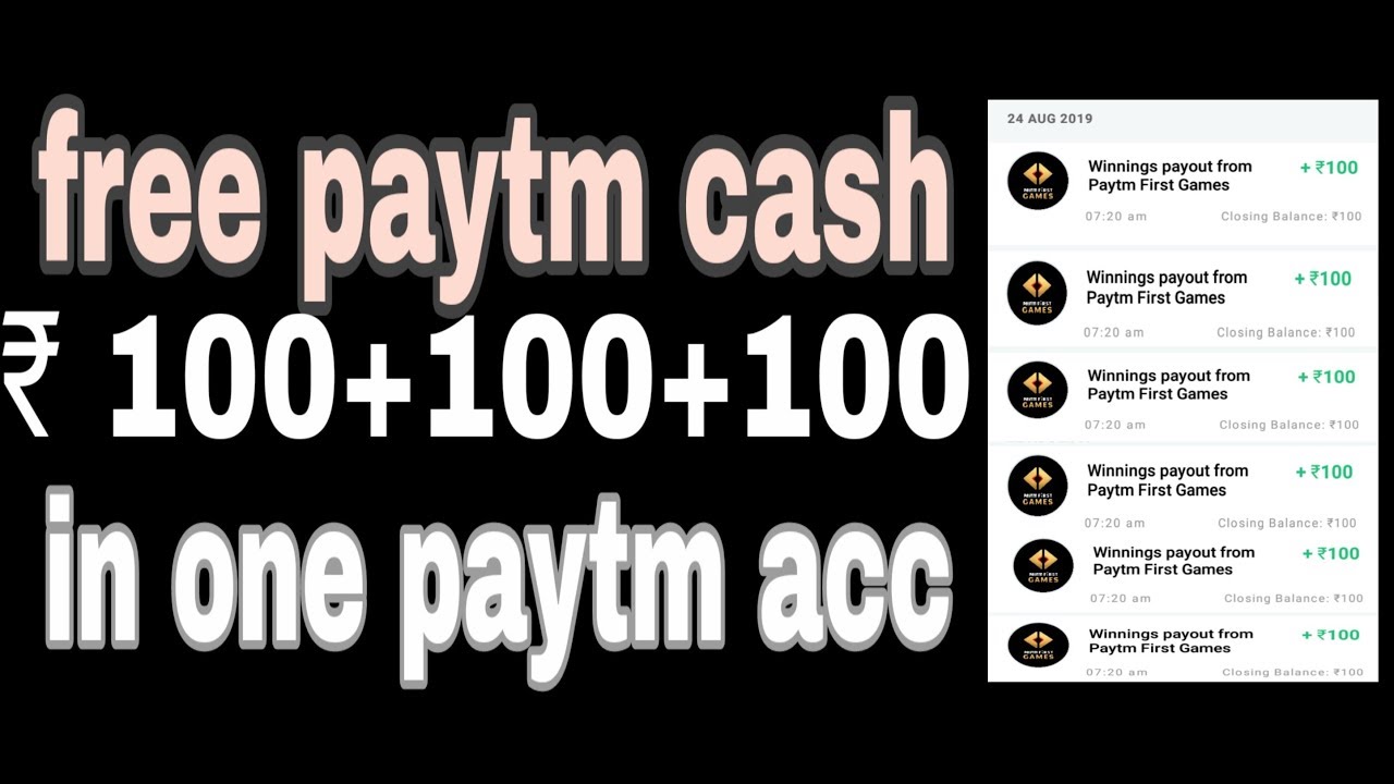 ₹ 100+100 100 - unlimited Paytm first game hack
