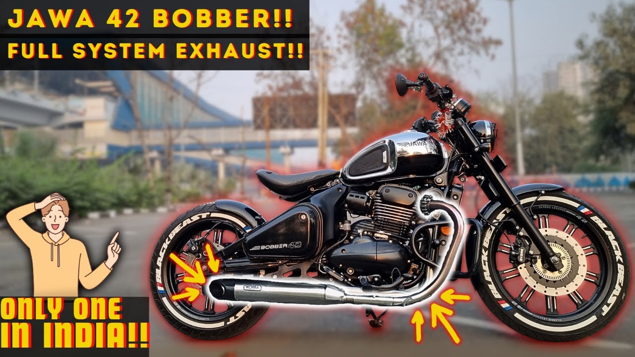 Loudest JAWA 42 BOBBER in India! 😱🔥 Full System Exhaust 🚀| Offtrails S1 Race | Modification S Ep.6 💥