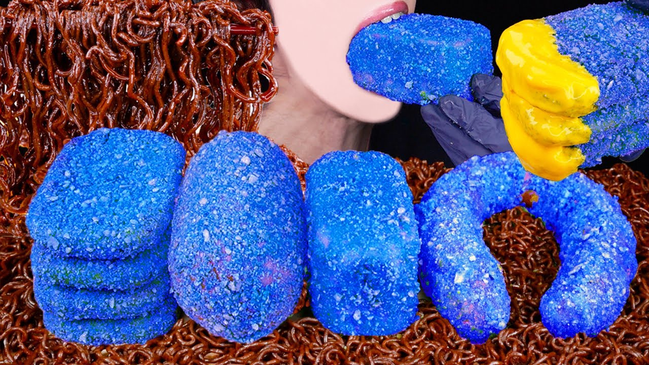 ASMR HOT TAKIS KIELBASA SAUSAGE GHOST PEPPER NOODLES SPAM HASH BROWNS COOKING MUKBANG먹방EATING SOUNDS