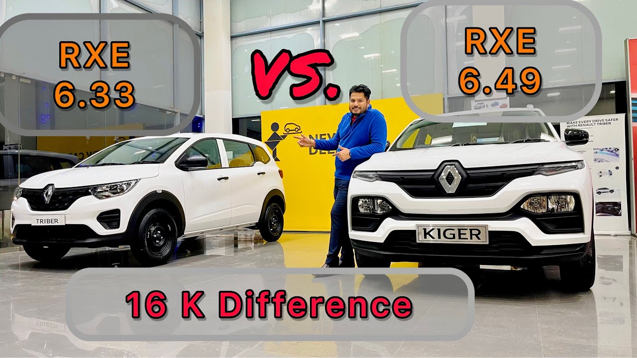 Renault Triber vs. Kiger के Base Variant की टक्कर !! आख़िर कौन जीता ?