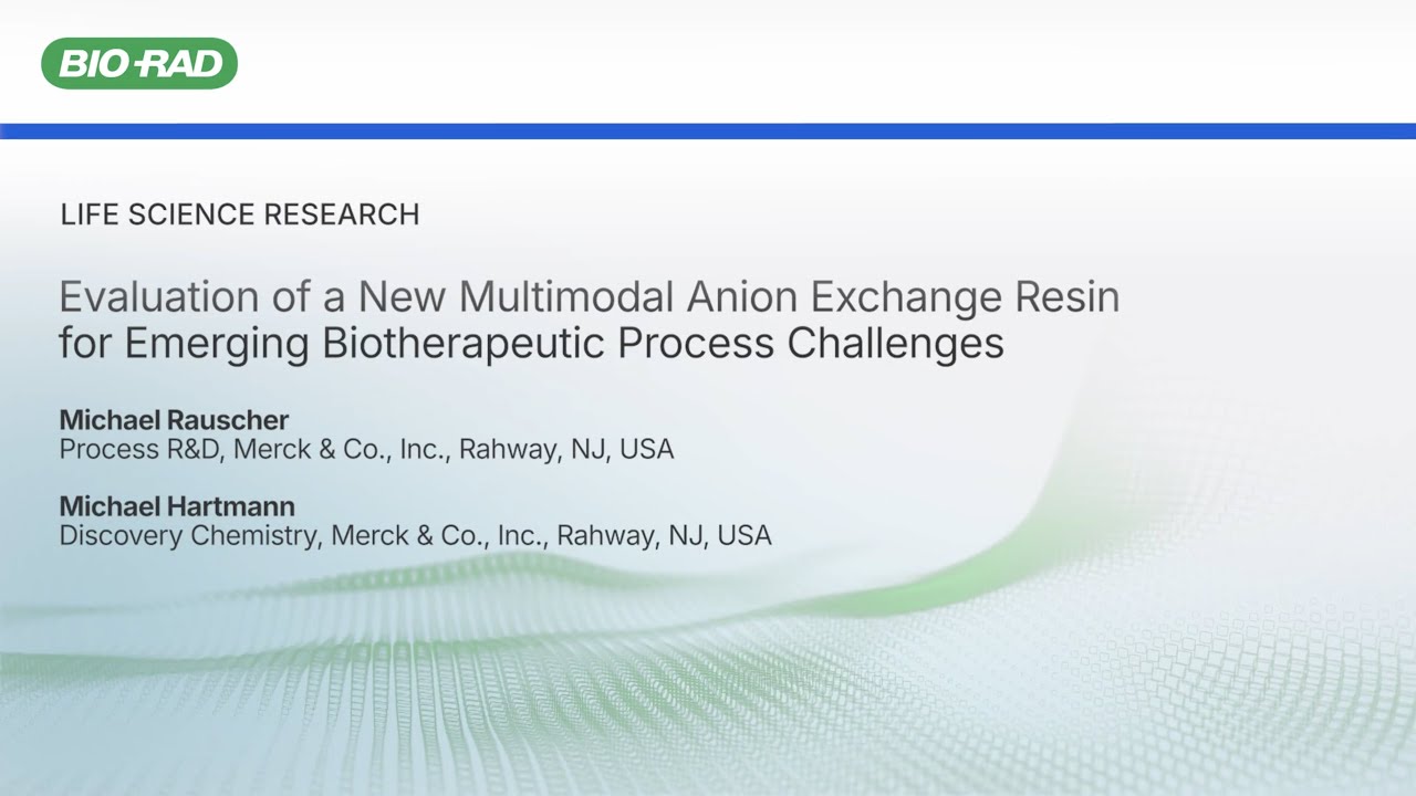 Evaluation of a New Multimodal Anion Exchange Resin for Emerging Biotherapeutic Process Challenges