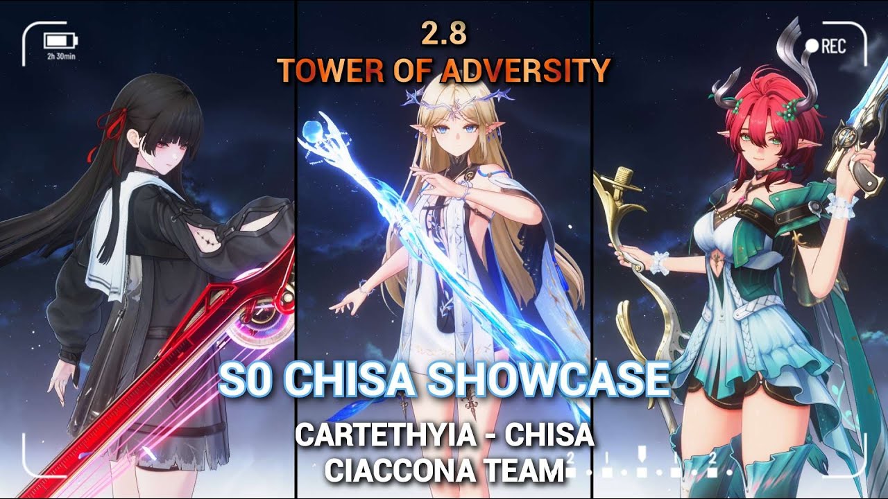 CARTETHYIA S0R1 & CHISA S0R1 Team is BROKEN! (100K DMG) | Wuthering Waves