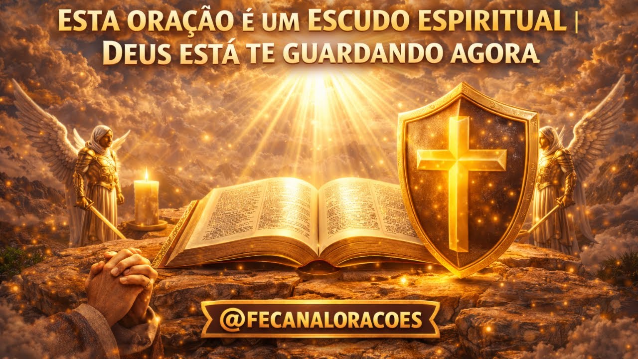 🚨 ESTA ORAÇÃO É UM ESCUDO ESPIRITUAL | DEUS ESTÁ TE GUARDANDO AGORA