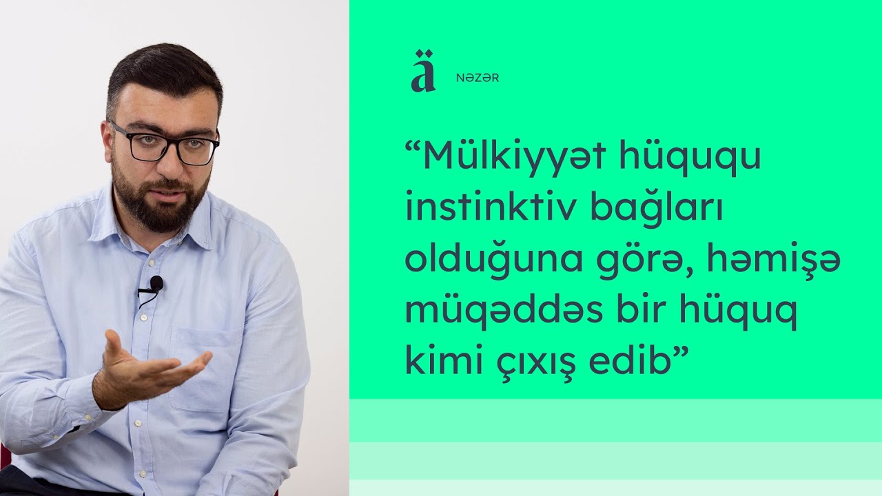 Memarlıq və mülkiyyət | Urfan Məmmədov