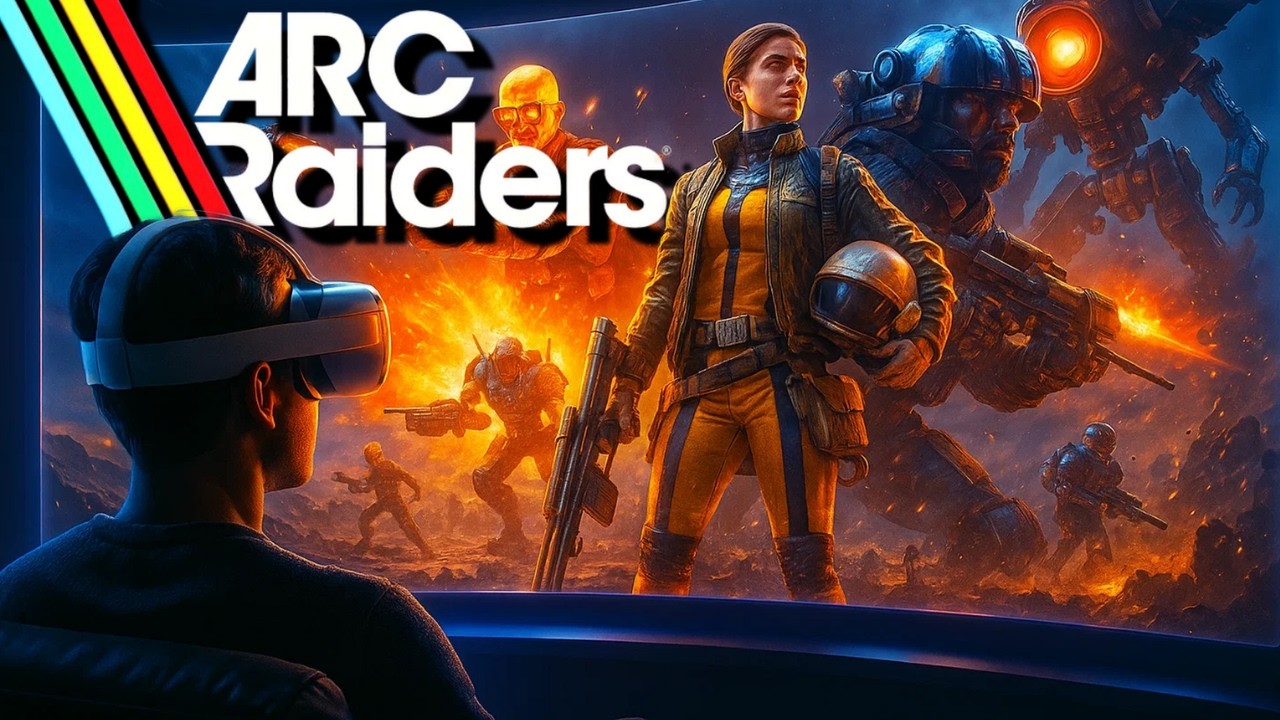 Playing ARC Raiders on a GIANT Screen is AWESOME!