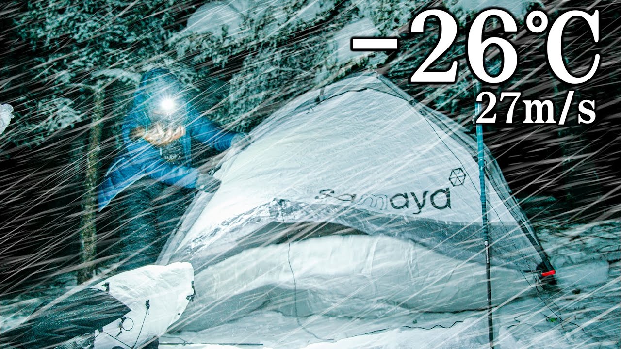 🥶 Я едва жил в метели со скоростью 27 м/с и температуре -26℃.
