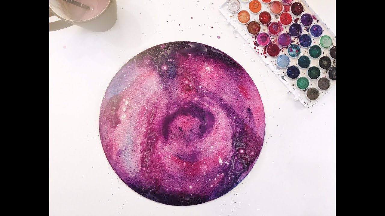 PAINTING WITH GIO - WATERCOLOR GALAXY
