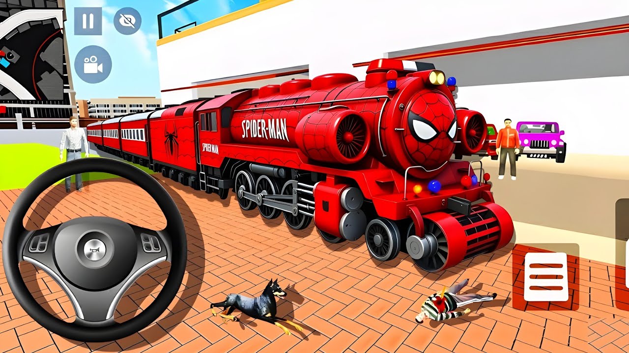 😘Indian Thift Auto Simulator🤩Indian Showroom Purchase🥰Modified Lexriy Spider Man Train And Bike😘Gme