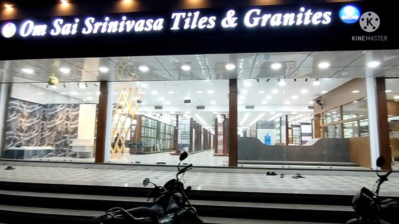 Largest tiles display ShowRoom in Andhra Pradesh & Telangana | Om Sai Srinivasa Tiles & Granites
