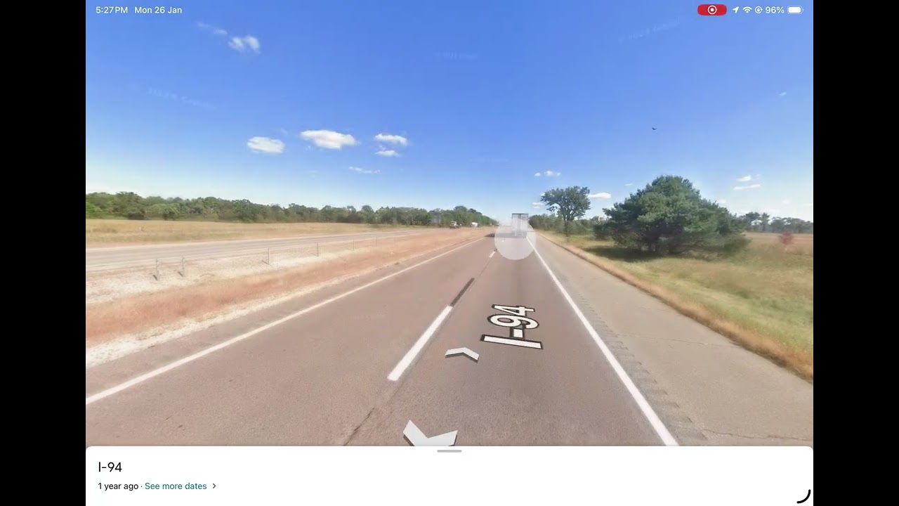 Navigating I-94 East, Wisconsin | WI-128 to US-12 (Street View)