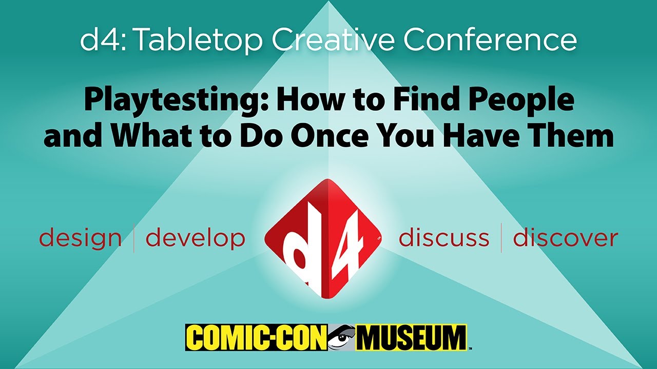 Playtesting: How to Find People and What to Do Once You Have Them | d4 2021