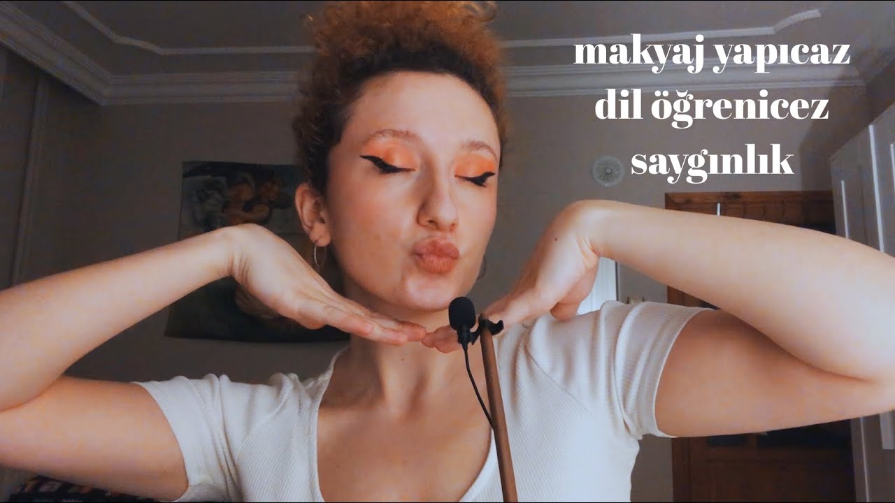 türkçe asmr | makyaj ve rusça merakım 🇷🇺