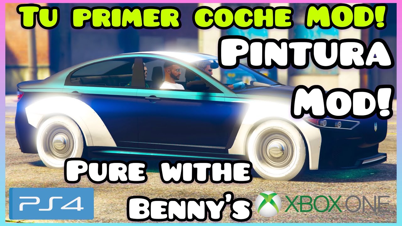 COMO TENER UN COCHE MODEADO - LLANTAS PURE WHITE - PINTURA MOD - MODEAR BANDITO -MODEAR COCHES GTA 5