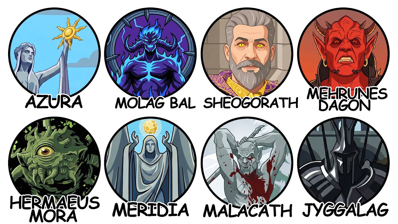 Every Daedric Prince in Elder Scrolls Explained in 31 Minutes (Elder Scrolls)
