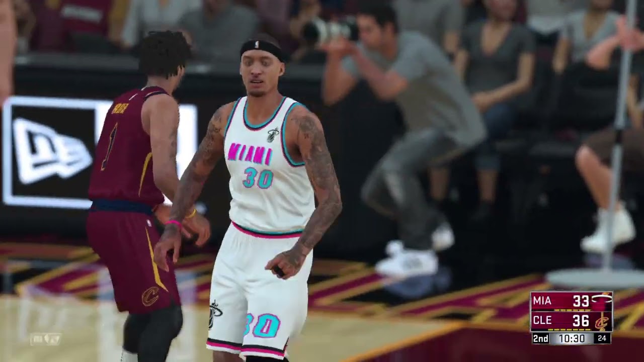 Heat vs Cavs 2Q