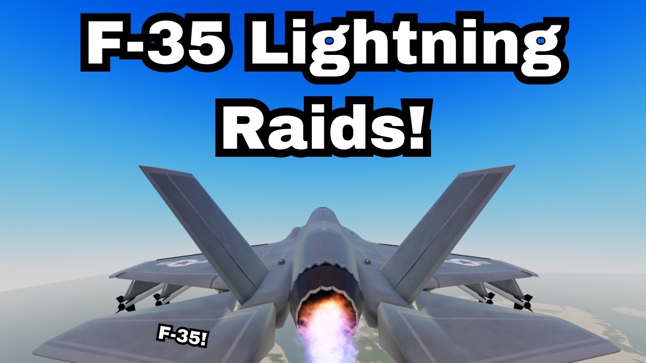 Raiding People with the F-35 Lightning in War Tycoon!