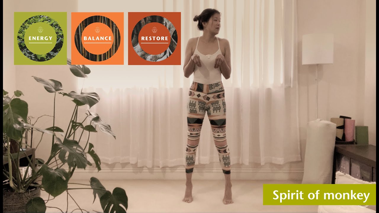 Spirit of monkey | Five Animal Frolics Qigong Yoga