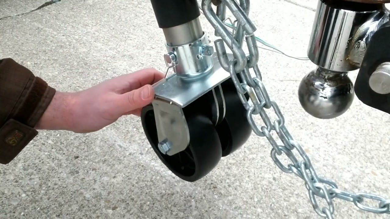 Review of Trailer Jack Wheel Replacement 2000 lbs, 6