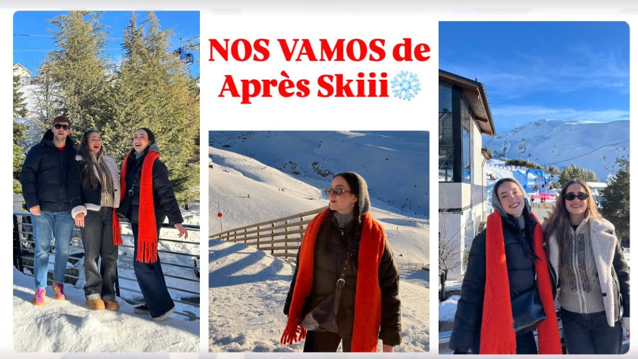 NOS VAMOS DE APRÈS SKIIII!!!!! ☺️💕☃️❄️ con Norita y Anthony 