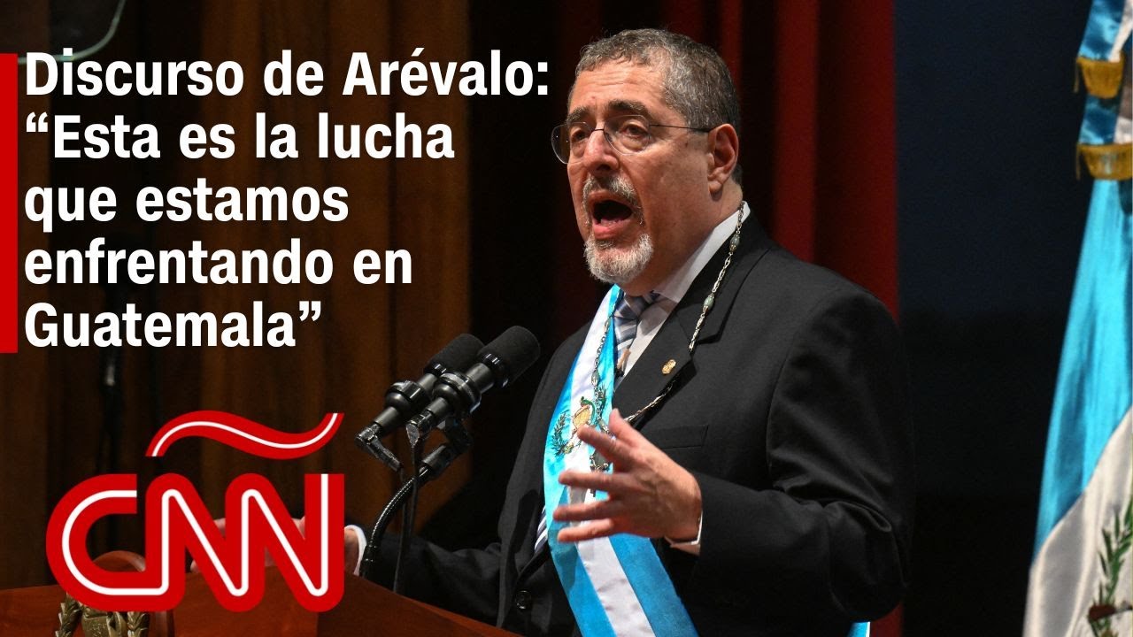 El discurso de Bernardo Arévalo tras asumir la presidencia de Guatemala