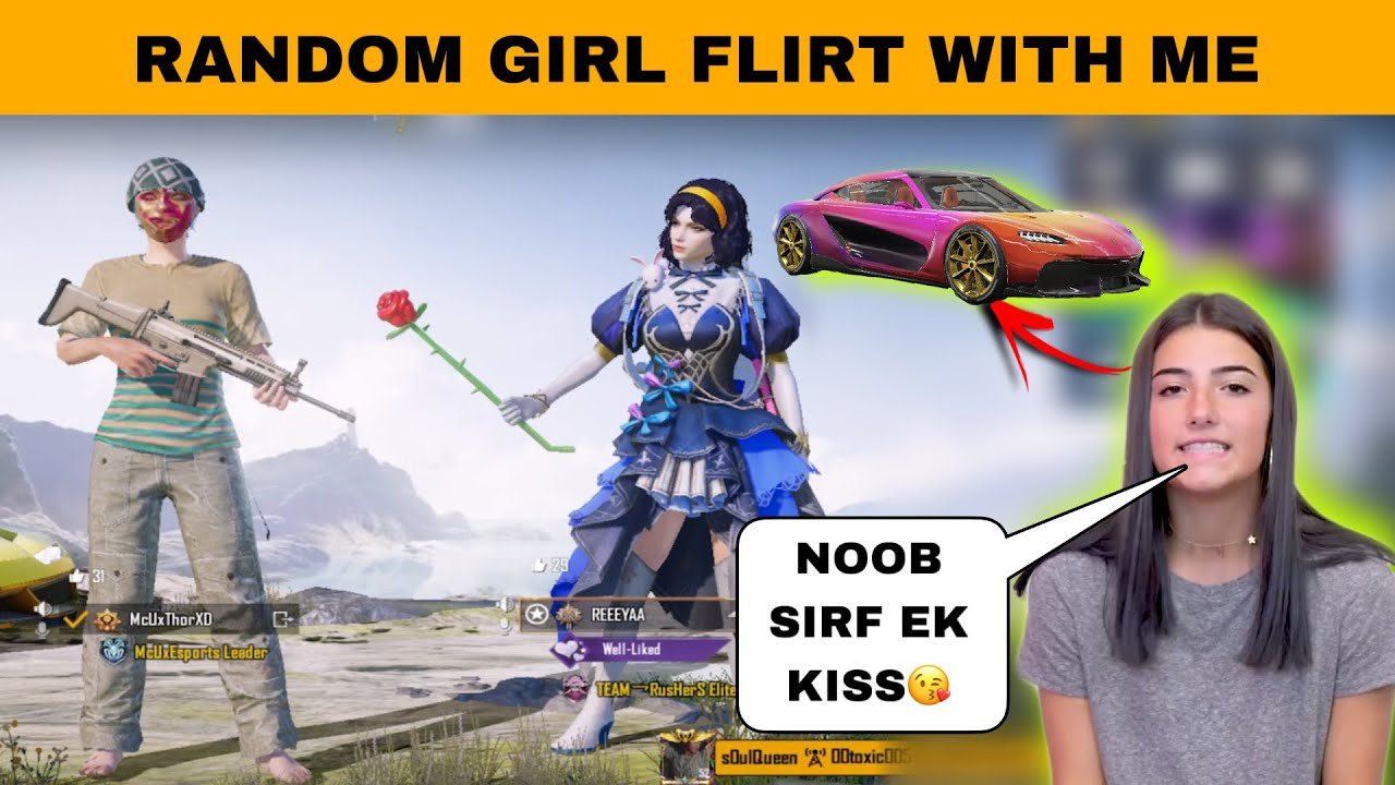 RANDOM GIRL TEACH ME HOW TO PLAY BGMI🥰 & FLIRT WITH ME AFTER SEEING MY NEW OUTFIT🤣