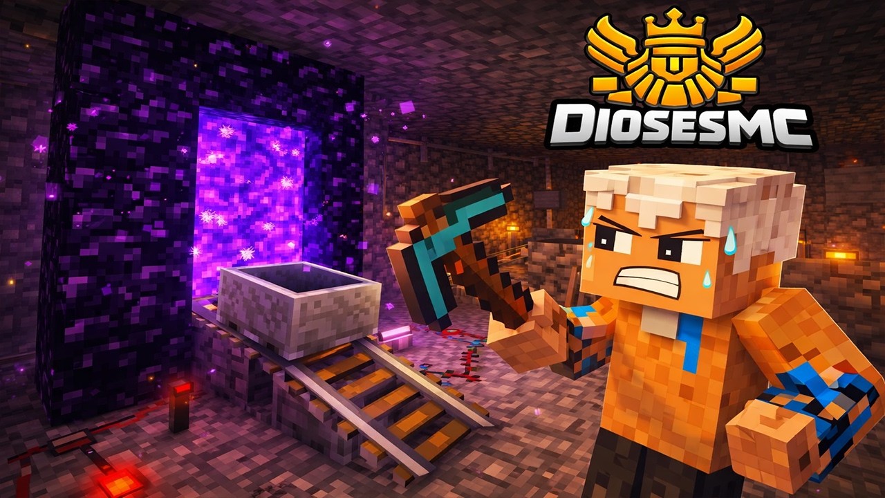 ASÍ son mis CARGADORES de CHUNKS 9x9⚙️ Granja de Hierro | Minecraft Survival con Subs #diosesmc