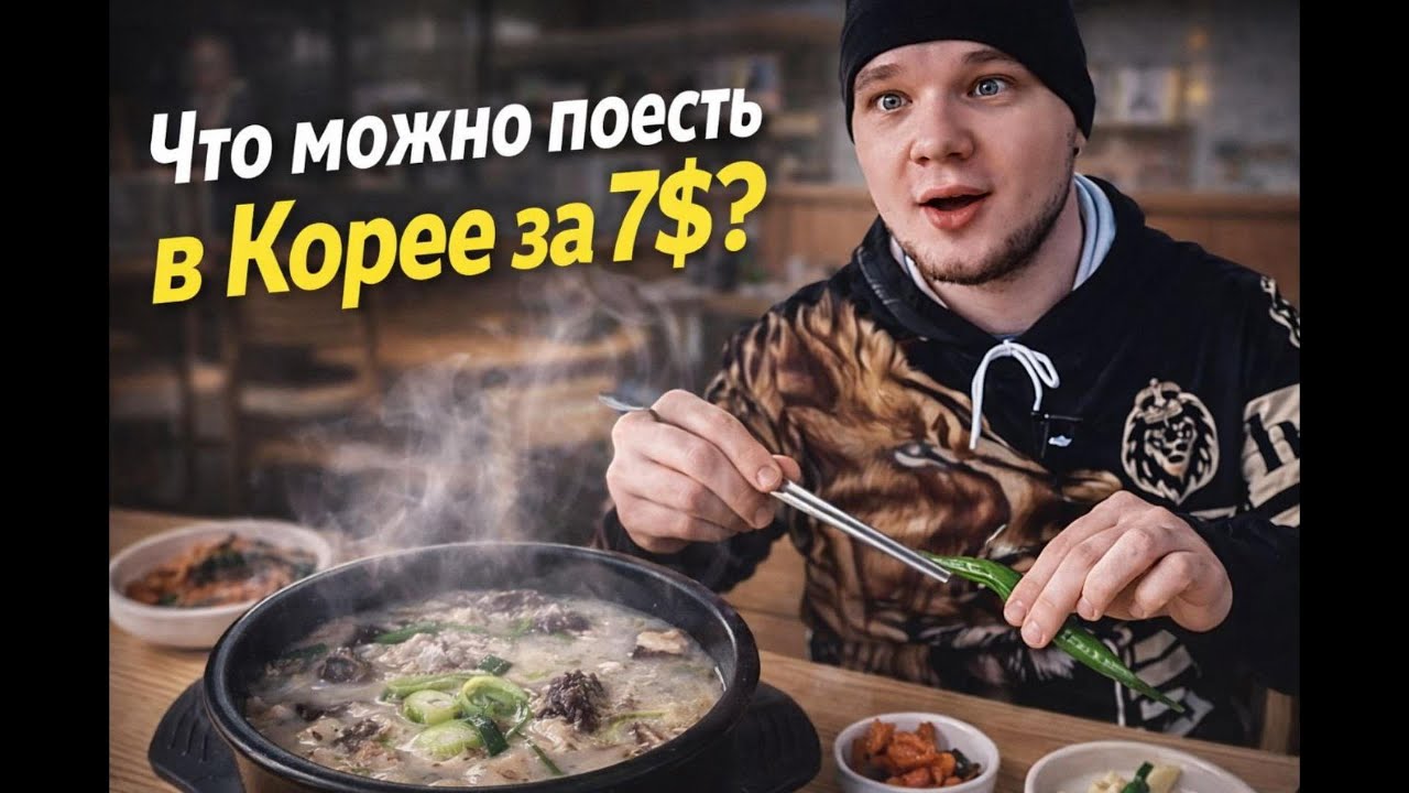 Что можно поесть в Корее за 7$?