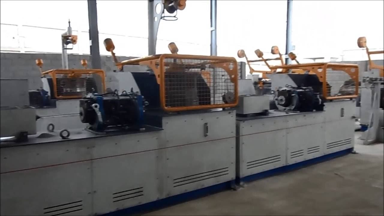 Wire Drawing and Ribbing Machine, Tel &Ccedil;ekme ve Nerv&uuml;rleme, Machine d'etirage de fil et de nervure