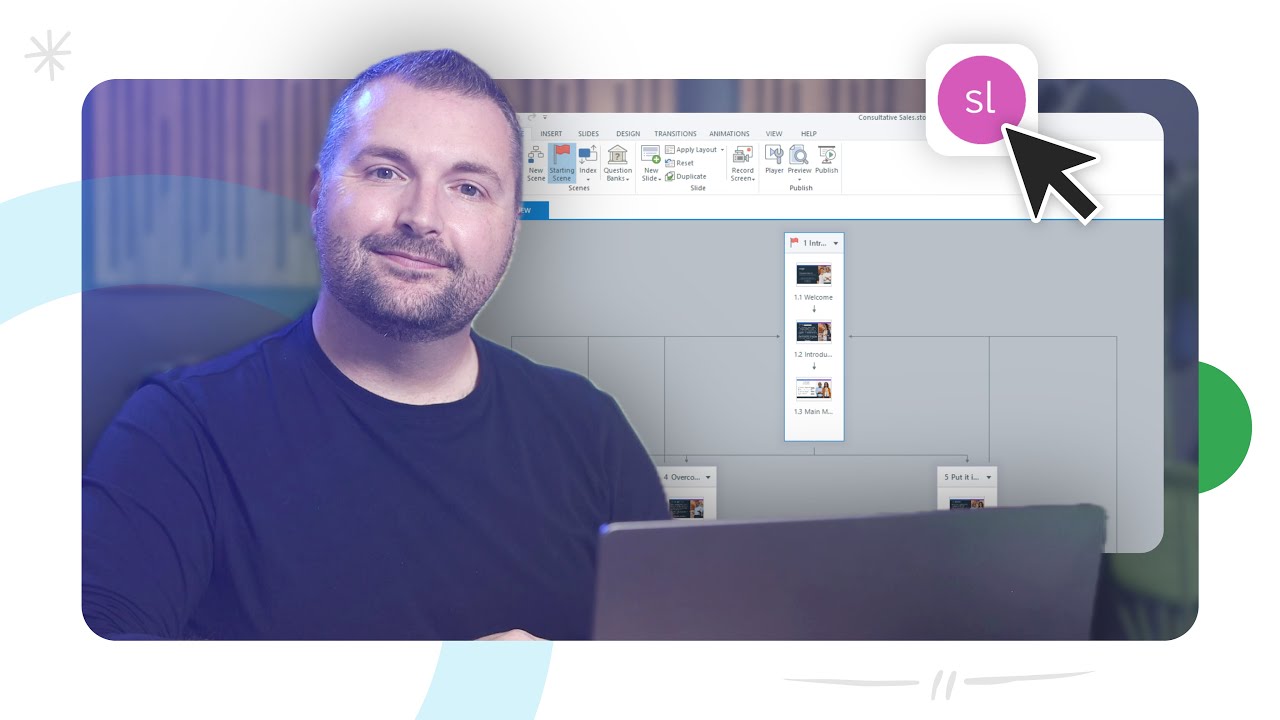 Как использовать сцены и слайды в Articulate Storyline